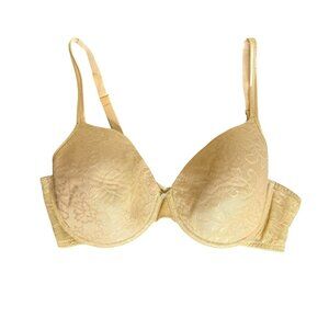 Natori Beige Calais Sweetheart Memory Contour Underwire Bra (136066), Size 36DD
